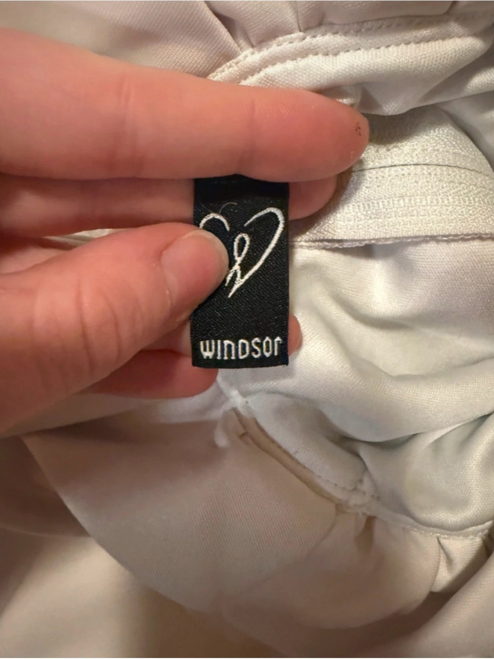 Windsor Silver Off-Shoulder Ruffle Mini Dress - Picture 2 of 2